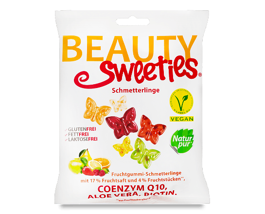 Цукерки Beauty Sweeties «Метелики» асорті желейні