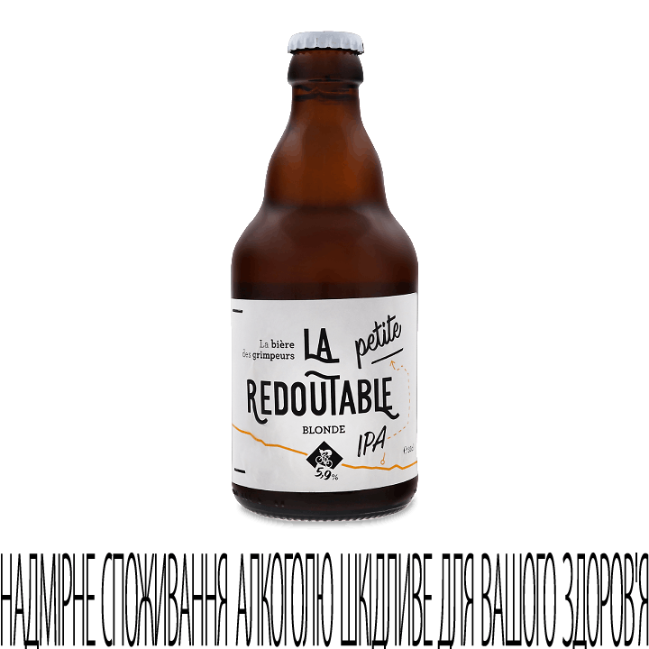 Пиво La Redoutable Blond світле 0,33л