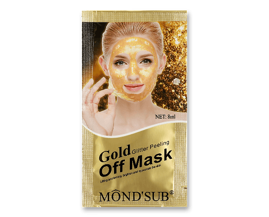 Маска для обличчя Mondsub Gold Glitter піл-офф