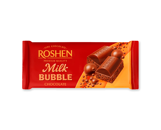 Шоколад молочний Roshen пористий