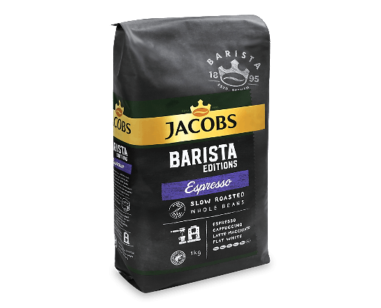 Кава зернова Jacobs Barista Espresso натуральна