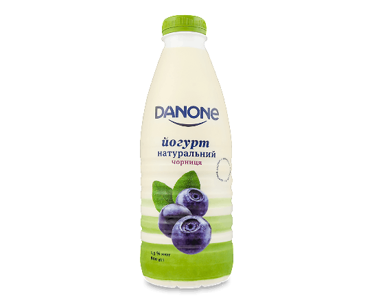 Йогурт Danone чорниця питний 1,5%