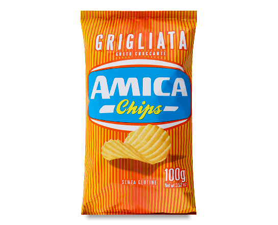 Чипси Amica картопляні рифлені з сіллю
