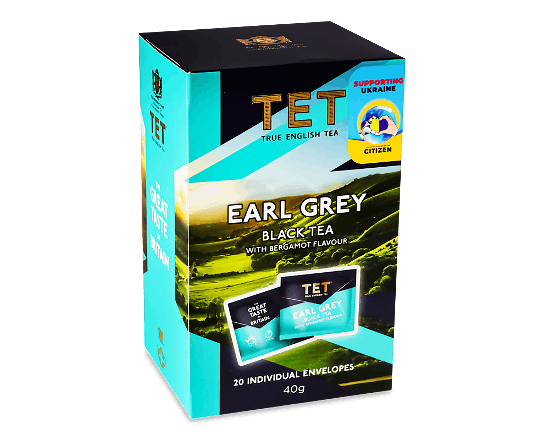 Чай чорний ТЕТ Earl Grey з бергамотом