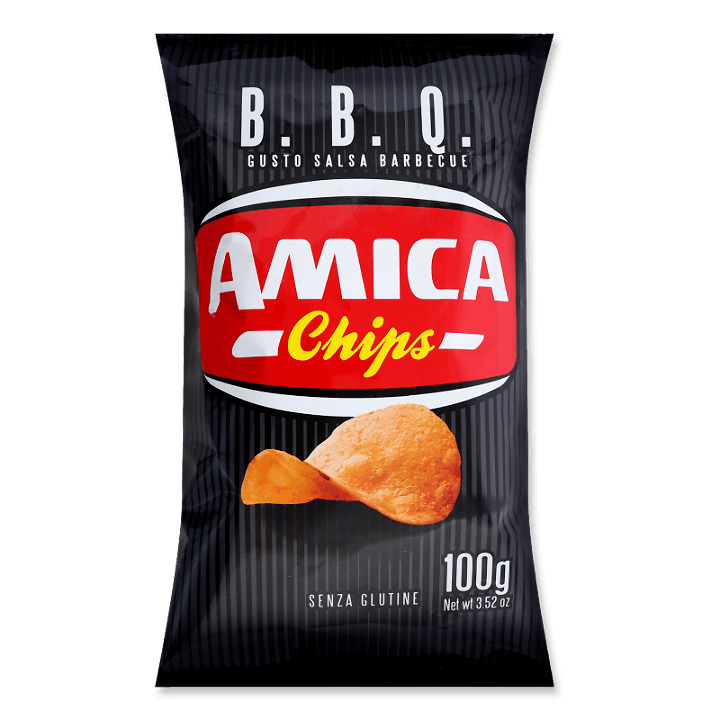 Чипси Amica картопляні зі смаком барбекю 100г