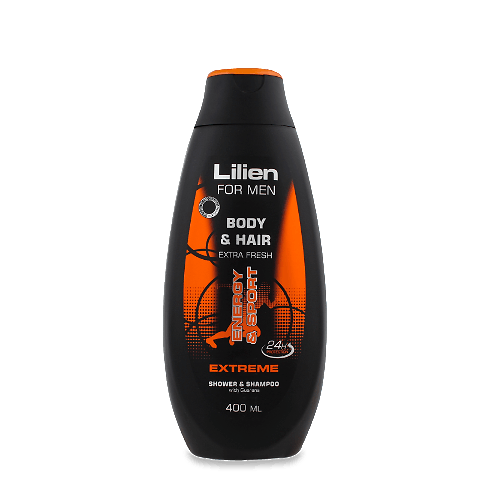 Гель-шампунь чоловічий Lilien Extreme 2 в 1