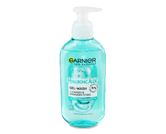 Гель для умивання Garnier Skin Naturals гіалуроновий алое-гель