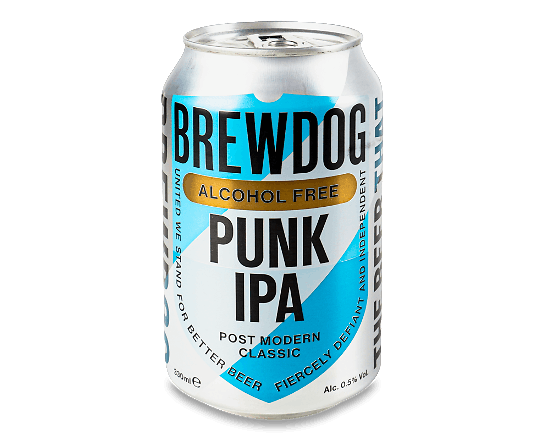 Пиво Brew Dog Punk AF світле безалкогольне з/б