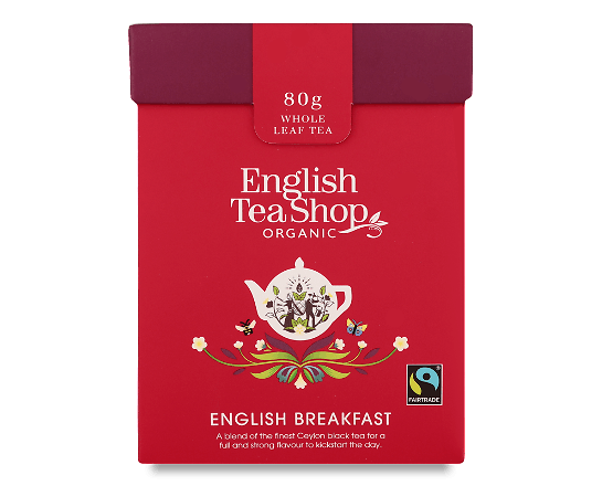Чай чорний English Tea Shop English Breakfast органічний + ложка