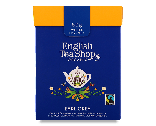 Чай чорний English Tea Shop Earl Grey органічний + ложка