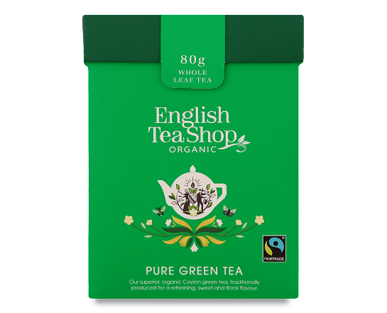 Чай зелений English Tea Shop English Breakfast органічний + ложка
