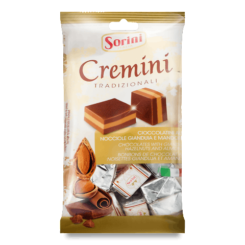 Цукерки Sorini «Креміні» 150г – онлайн-супермаркет «Сільпо»