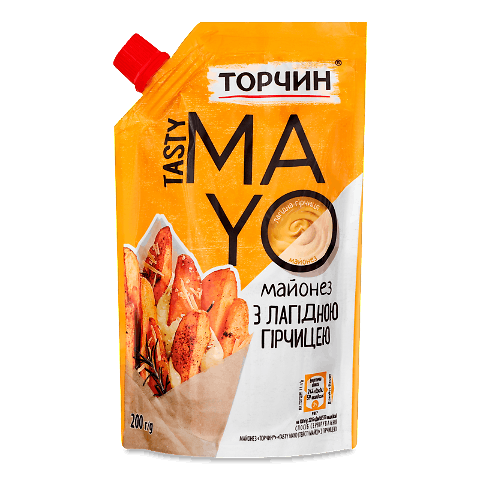 Майонез «Торчин» Tasty Mayo з лагідною гірчицею