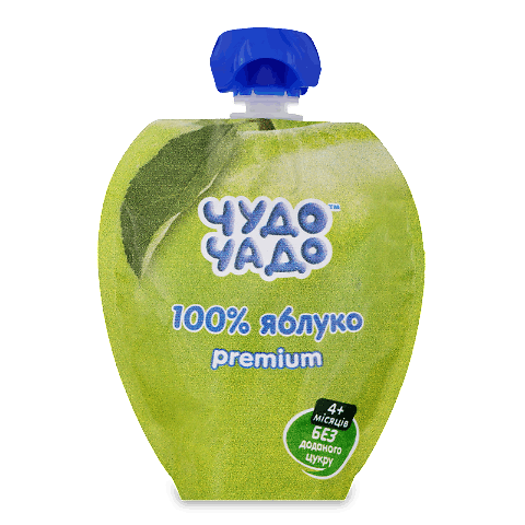 Пюре «Чудо-Чадо» Premium яблуко 90г – онлайн-супермаркет «Сільпо»