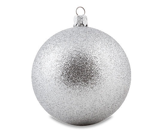 Прикраса новорічна Mislt «Куля» пластикова 8 см