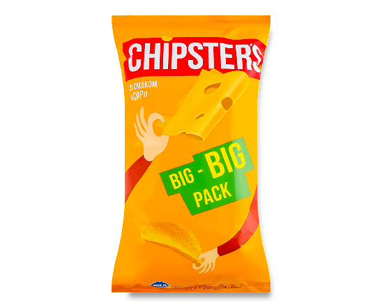 Чипси Flint Chipster's картопляні смак сиру