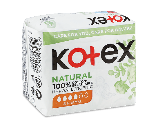 Прокладки гігієнічні Kotex Natural Normal