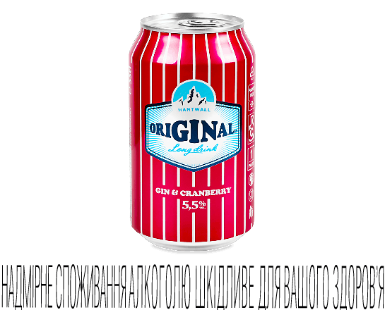 Напій слабоалкогольний Long Drink Gin Cranberry