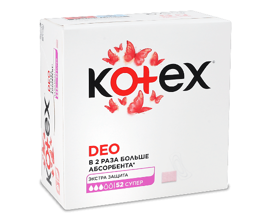 Прокладки щоденні Kotex Deo Super