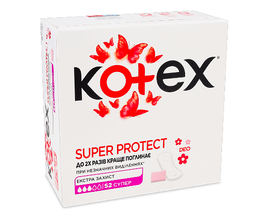 Прокладки щоденні Kotex Deo Super