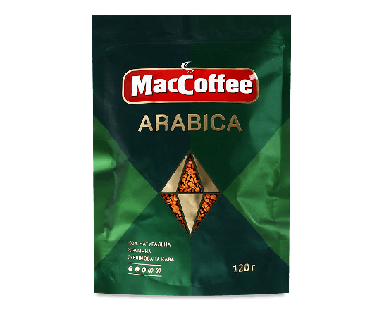Кава розчинна MacCoffee Arabica натуральна сублімована