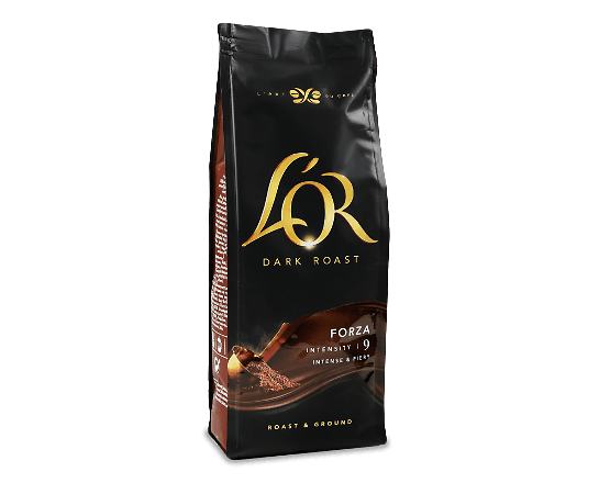 Кава мелена L'OR Dark Roast Forza смажена