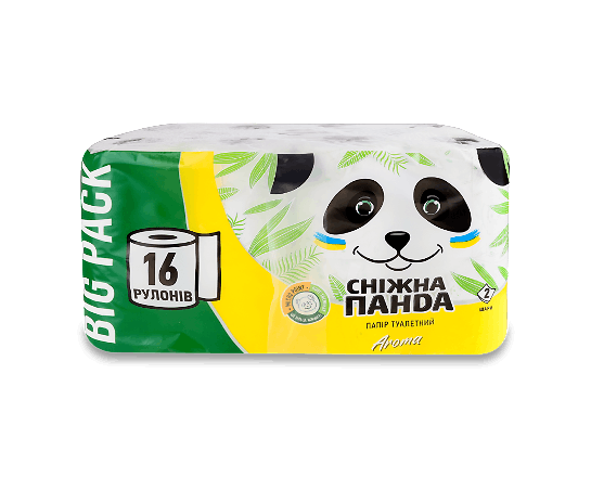 Папір туалетний «Сніжна панда» Aroma
