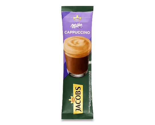 Напій кавовий Jacobs 3 в 1 Milka Cappuccino