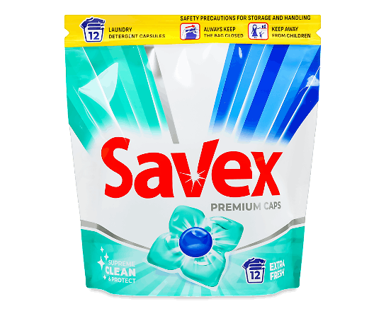 Капсули для прання Savex Extra Fresh