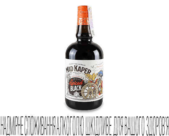 Напій на основі рому Mad Kaper Rum Black Spiced