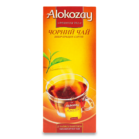 Чай чорний Alokozay байховий купажований 25*2г – онлайн-супермаркет ...