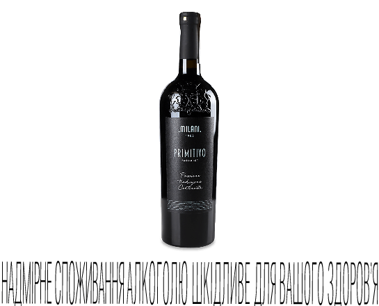 Вино червоне сухе Milani Primitivo Salento