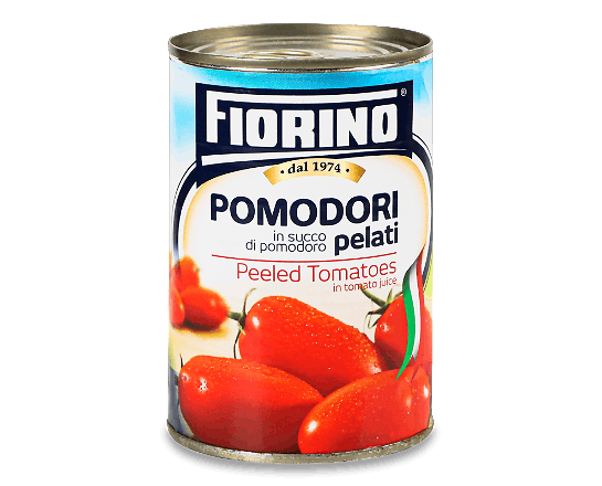 Томати Fiorino очищені цілі в томатному соку
