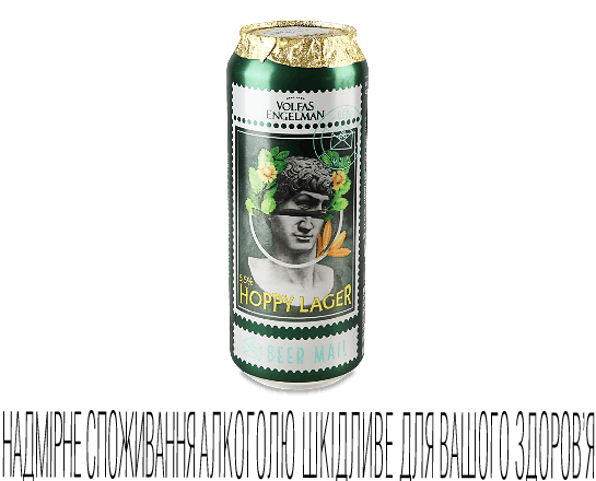 Пиво Volfas Engelman Hoppy lager світле з/б