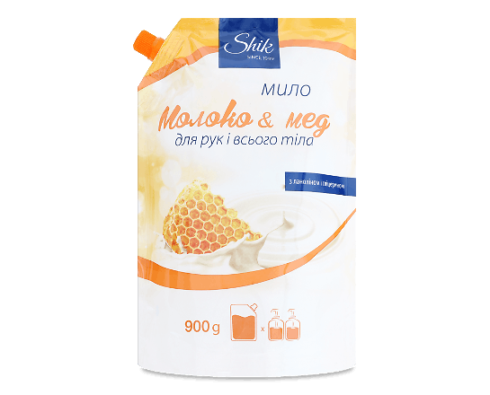 Крем-мило Shik «Молоко і мед» дойпак