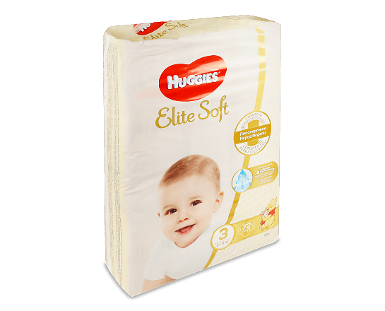 Підгузки Huggies Elite Soft 3 Mega (5-9 кг)