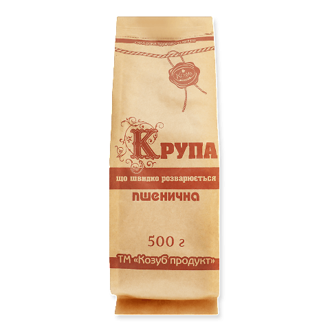 Крупа пшенична Козуб продукт швидкорозварювана 500г – онлайн ...