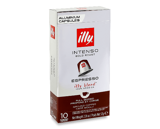 Кава мелена Illy Intenso Espresso в капсулах 10 шт.