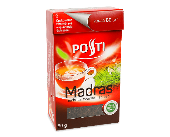 Чай чорний Posti «Мадрас» листовий