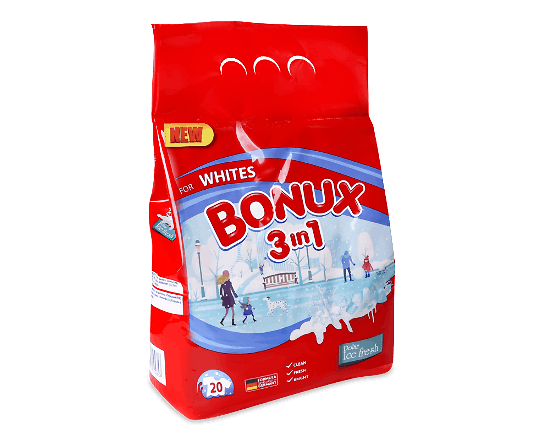 Порошок пральний Bonux Ice Fresh для білих речей