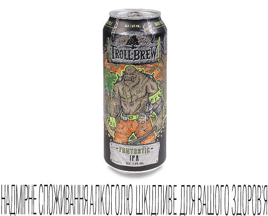 Пиво Troll-Brew Fantastic IPA світле з/б