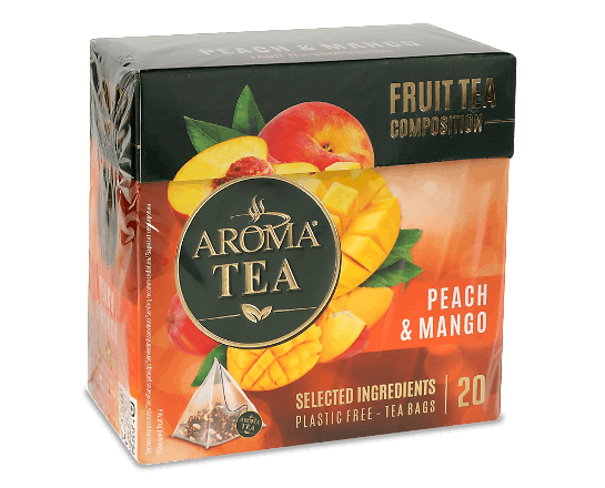 Суміш фруктово-ягідна Aroma Tea «Персик і манго»
