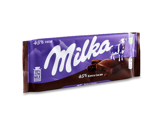 Шоколад темний Milka екстра какао