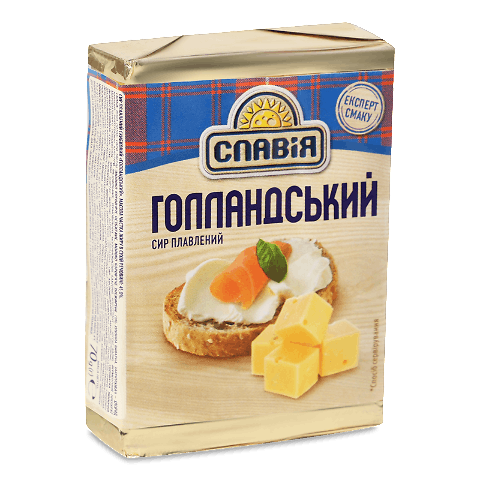 Сир Славія Голландський плавлений 70г – онлайн-супермаркет «Сільпо»