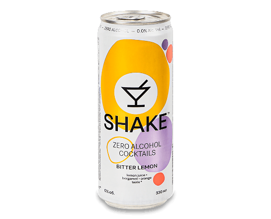 Напій соковмісний Shake Bitter lemon сильногазований з/б