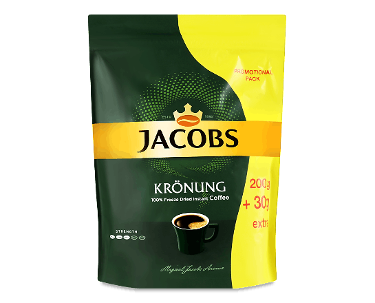 Кава розчинна Jacobs Kronung 200 + 30 г