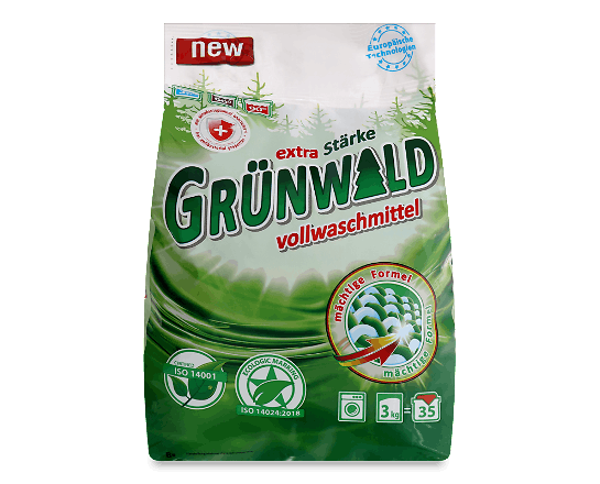 Порошок пральний Grunwald Eco «Гірська свіжість» універсальний