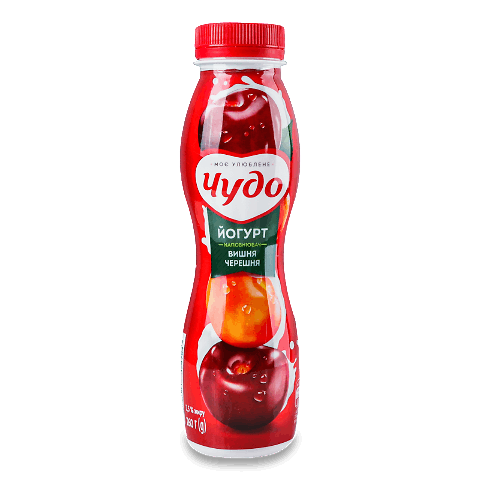 Йогурт «Чудо» вишня-черешня 2,5% 260г – онлайн-супермаркет «Сільпо»