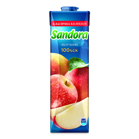 Сік Sandora яблучний 1л – онлайн-супермаркет «Сільпо»