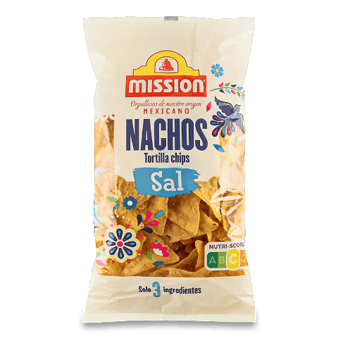 Чіпси Mission Nachos Salt кукурудзяні 200г – онлайн-супермаркет «Сільпо»